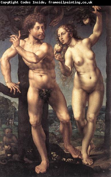 GOSSAERT, Jan (Mabuse) Adam and Eve safg
